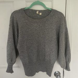 Anthropologie Grey Sweater
